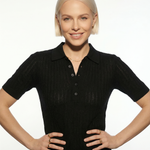 Amy Hladký Pletený Polo Halenka