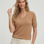 Elysian V-Neck Pletený Top
