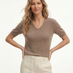 Elysian V-Neck Pletený Top