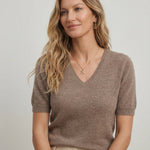 Elysian V-Neck Pletený Top