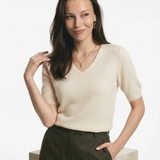 Elysian V-Neck Pletený Top