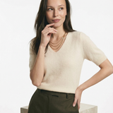 Elysian V-Neck Pletený Top