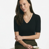 Elysian V-Neck Pletený Top