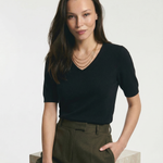 Elysian V-Neck Pletený Top