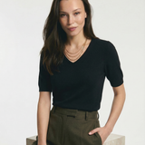 Elysian V-Neck Pletený Top