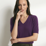 Elysian V-Neck Pletený Top