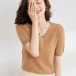 Elysian V-Neck Pletený Top