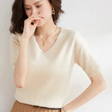 Elysian V-Neck Pletený Top