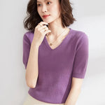 Elysian V-Neck Pletený Top