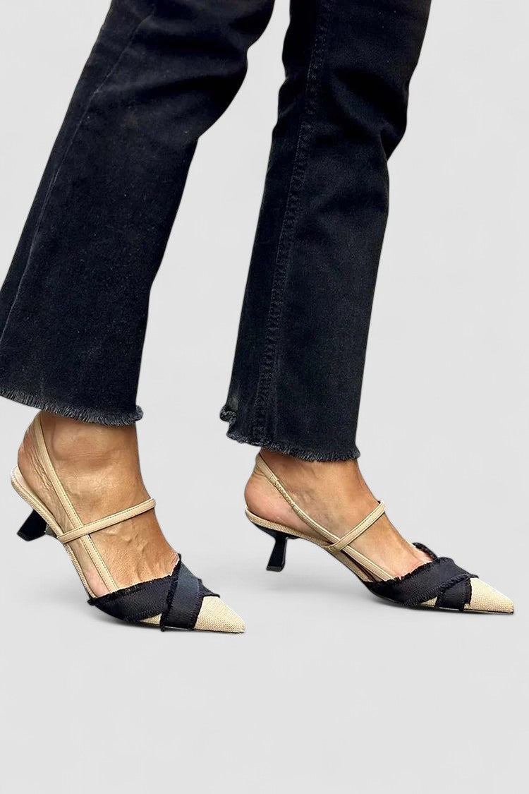 Florette - Elegantní slingback boty