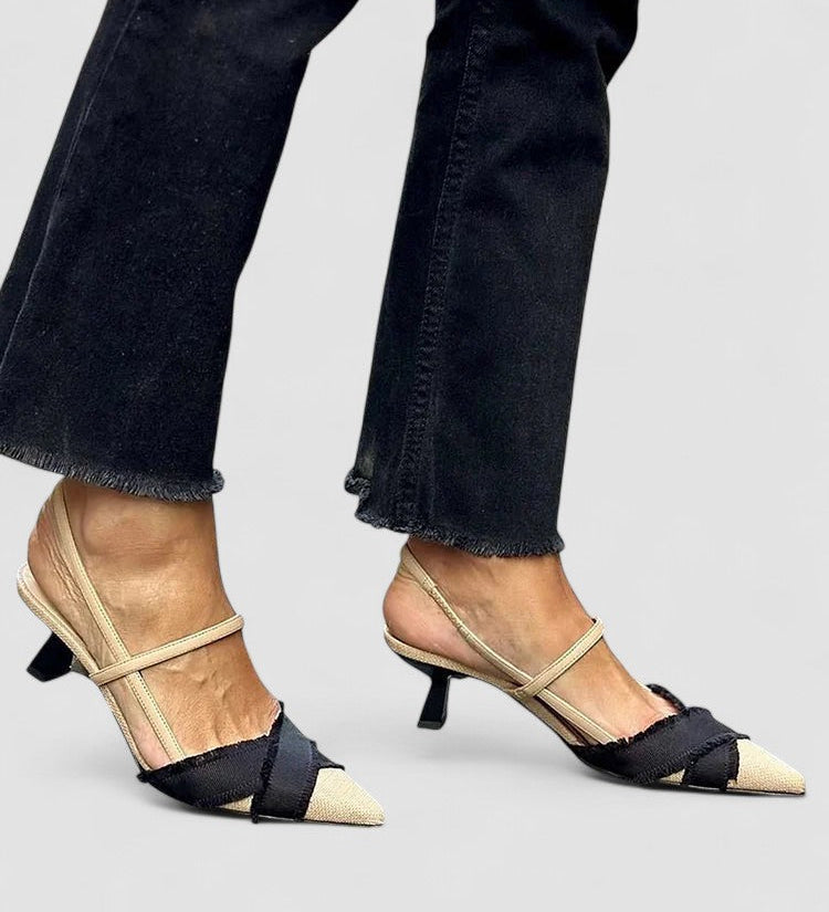 Florette - Elegantní slingback boty