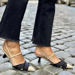 Florette - Elegantní slingback boty