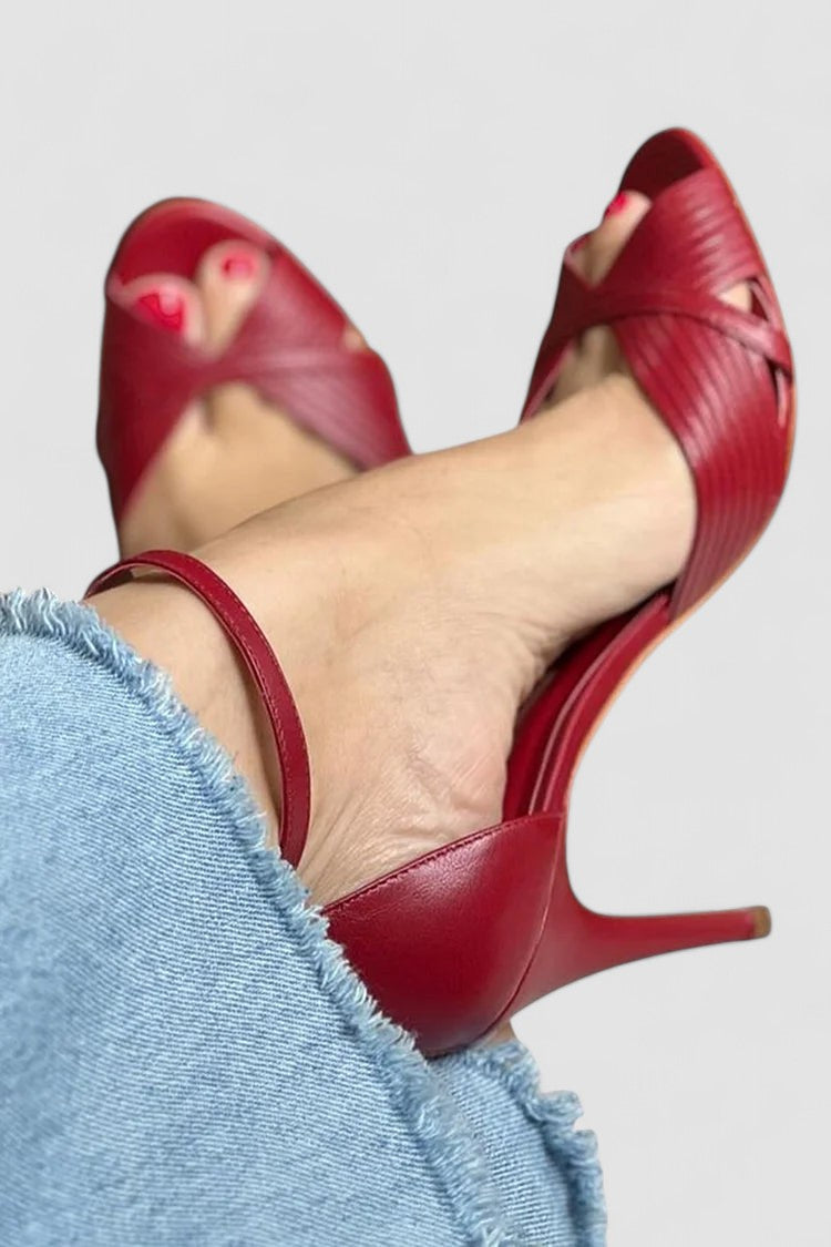 Huguette - Sandály na stiletto podpatku