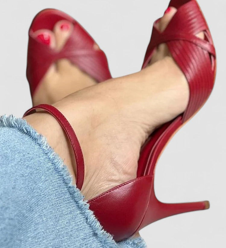 Huguette - Sandály na stiletto podpatku