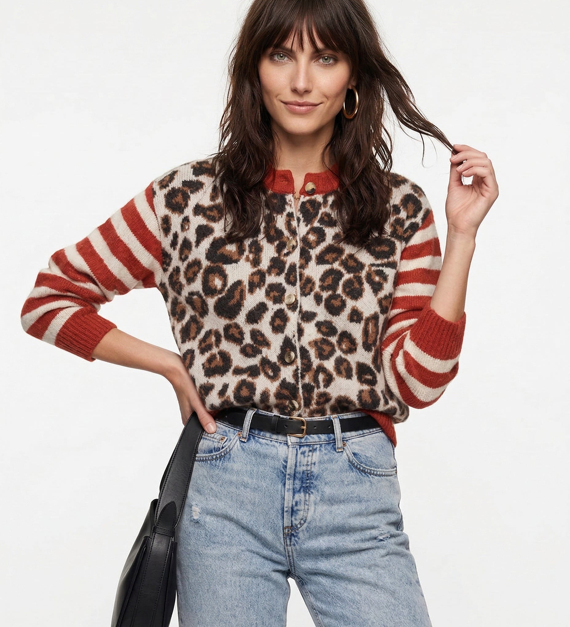 Kardigan Chloé s leopardím potiskem