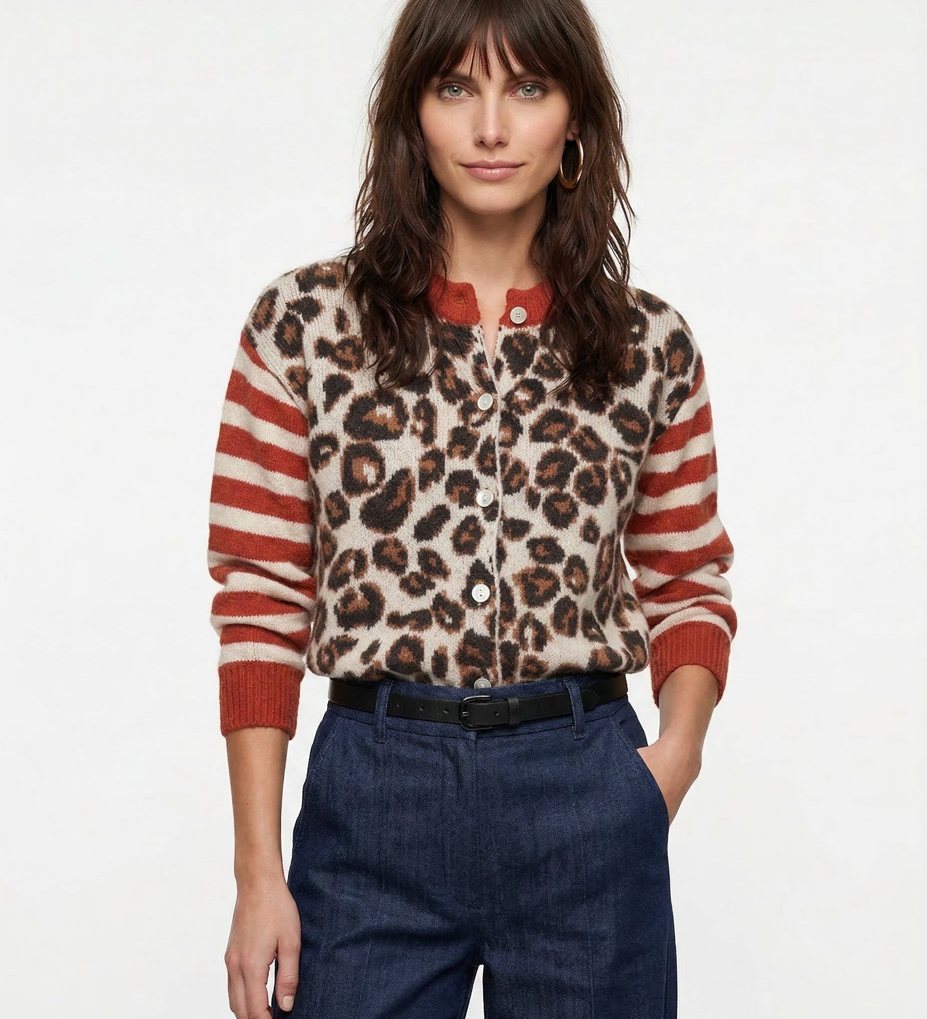 Kardigan Chloé s leopardím potiskem