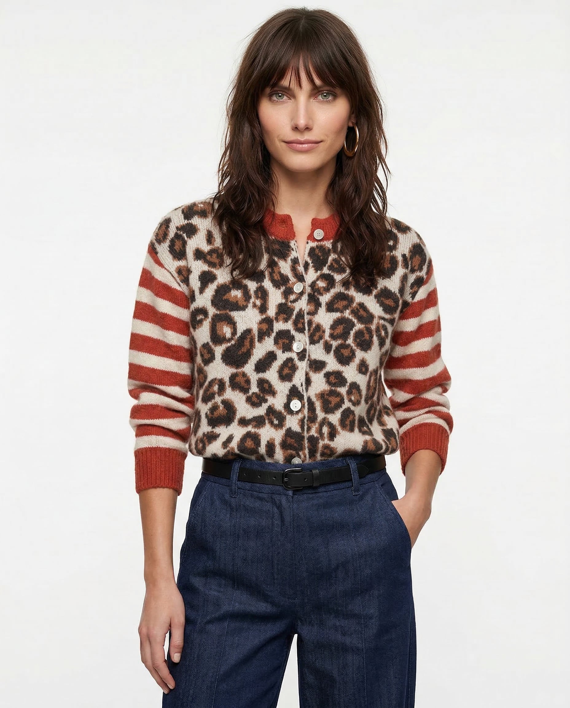Kardigan Chloé s leopardím potiskem