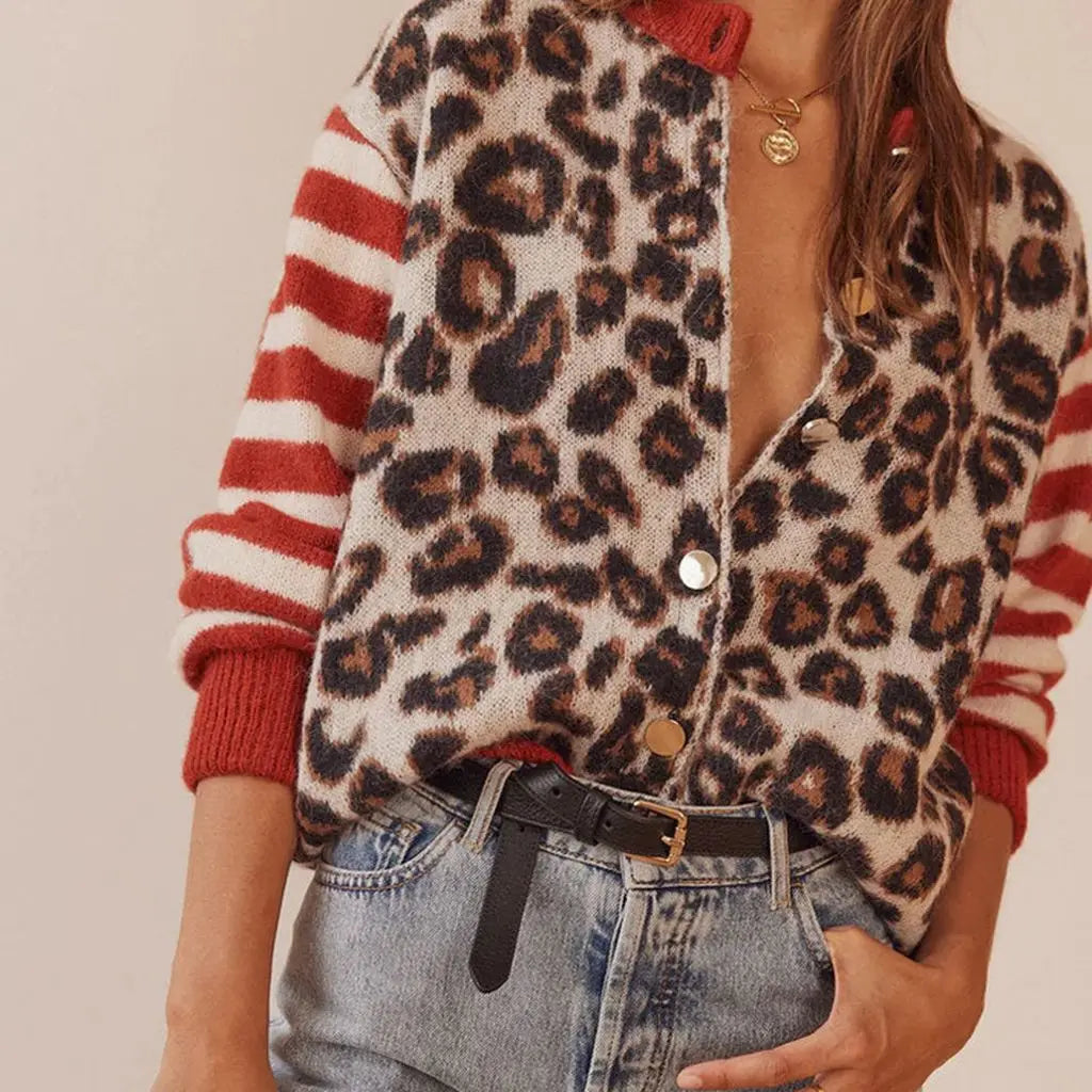 Kardigan Chloé s leopardím potiskem