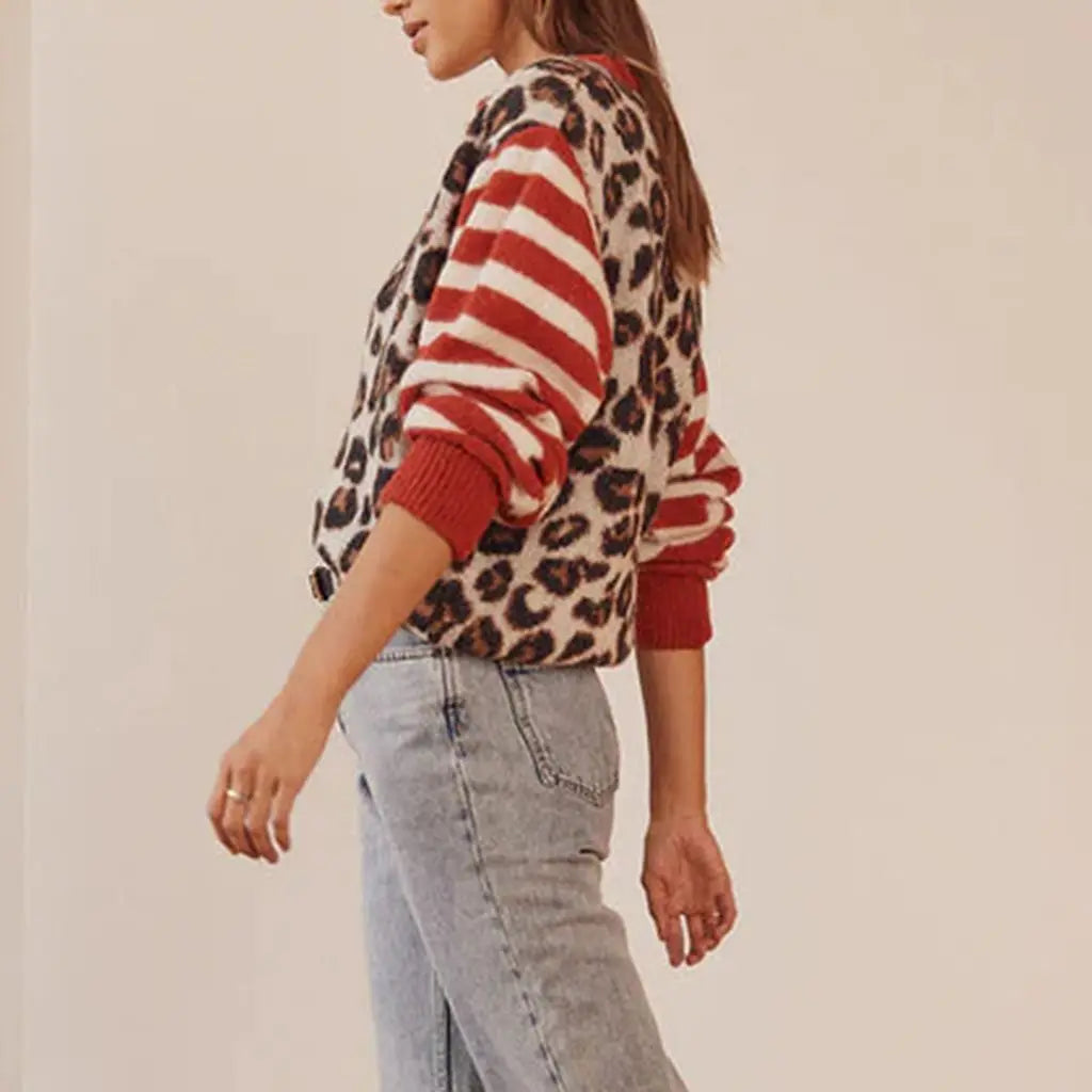 Kardigan Chloé s leopardím potiskem
