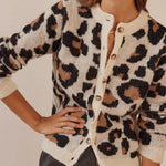Kardigan Chloé s leopardím potiskem