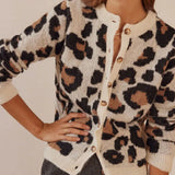 Kardigan Chloé s leopardím potiskem