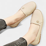 Karolína Sofistikované Lněné Slip-On Tenisky Každodenní