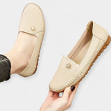 Karolína Sofistikované Lněné Slip-On Tenisky Každodenní