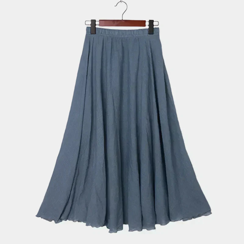 Kristýna Elegantní Dlouhá Sukně s Vysokým Pasem