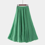 Kristýna Elegantní Dlouhá Sukně s Vysokým Pasem