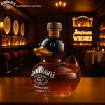 Lahev whiskey ve tvaru kachny