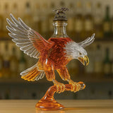 Láhev whisky ve tvaru orla s bílou hlavou