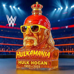 Limitovaná edice sběratelské láhve whiskey Hulk Hogan z roku 1953