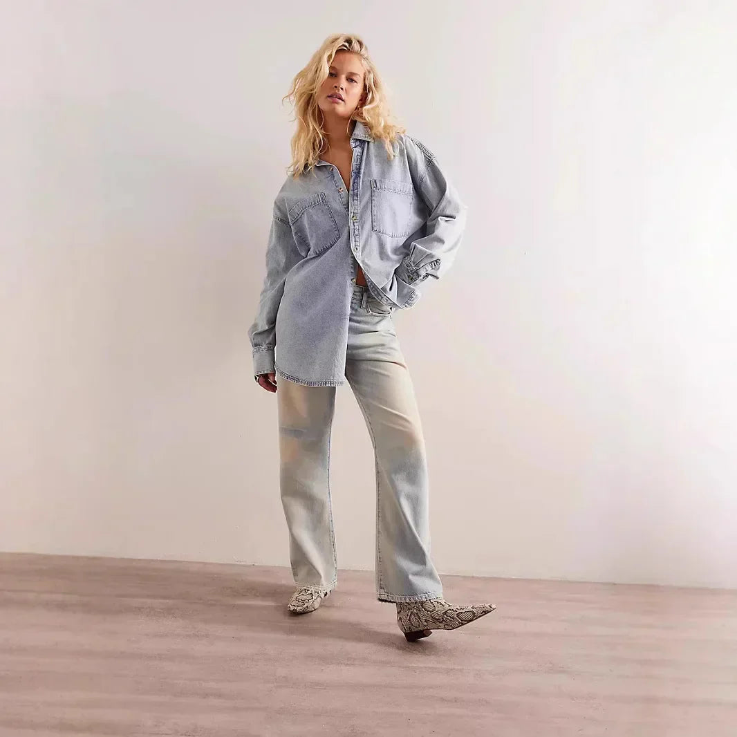 Marais Washed Denim Overshirt