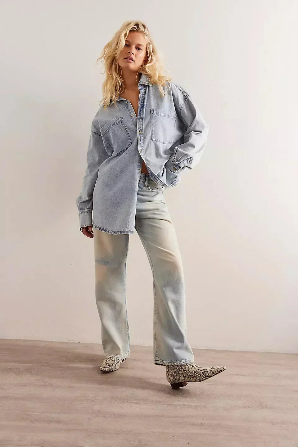 Marais Washed Denim Overshirt