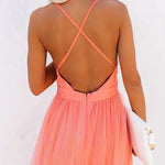 MARTA | Maxi šaty korálové