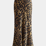 Maxi úzká sukně s leopardím potiskem