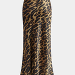 Maxi úzká sukně s leopardím potiskem