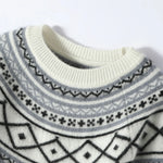 Norvale Alpinský Jacquard Kašmírový Pletený Svetřík