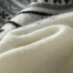 Norvale Alpinský Jacquard Kašmírový Pletený Svetřík