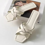 Orielle Woven Slide Sandals
