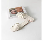 Orielle Woven Slide Sandals