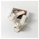 Orielle Woven Slide Sandals