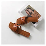 Orielle Woven Slide Sandals