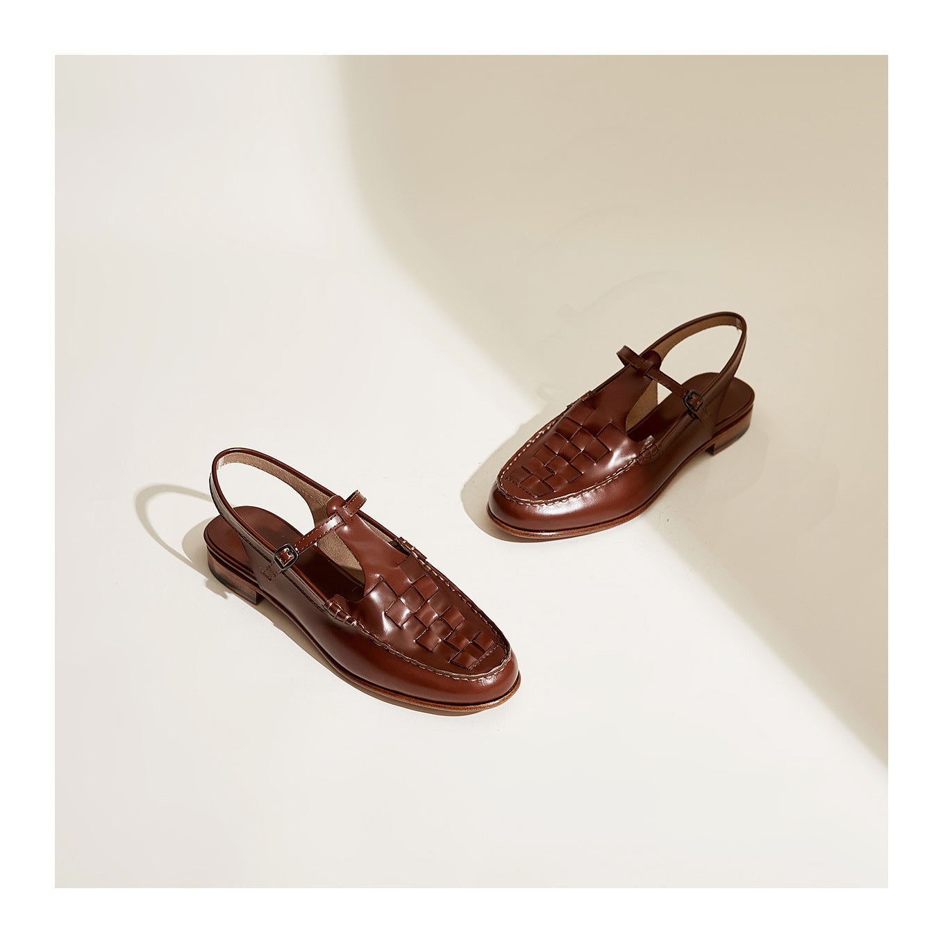 Palermské kožené sandály