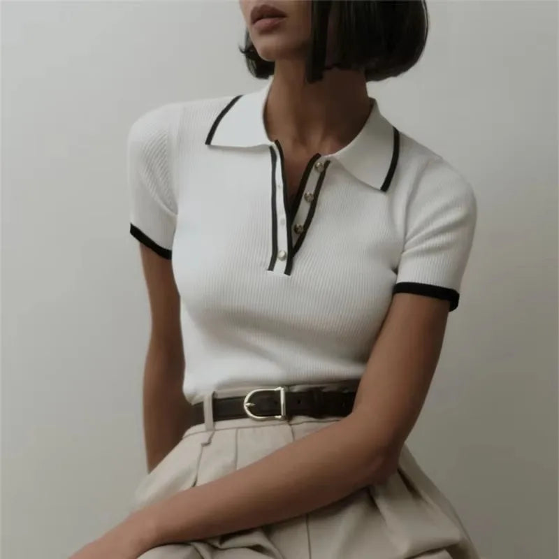 Polo tričko Cotton Linea Contour