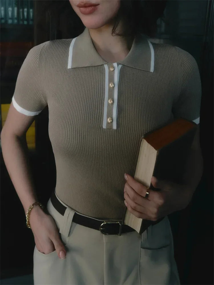 Polo tričko Cotton Linea Contour