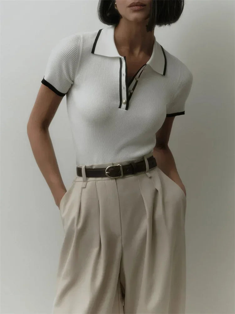 Polo tričko Cotton Linea Contour