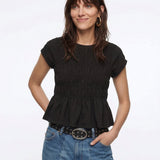 Rita DiCaprio Ruffle Top