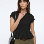 Rita DiCaprio Ruffle Top