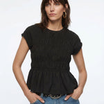 Rita DiCaprio Ruffle Top